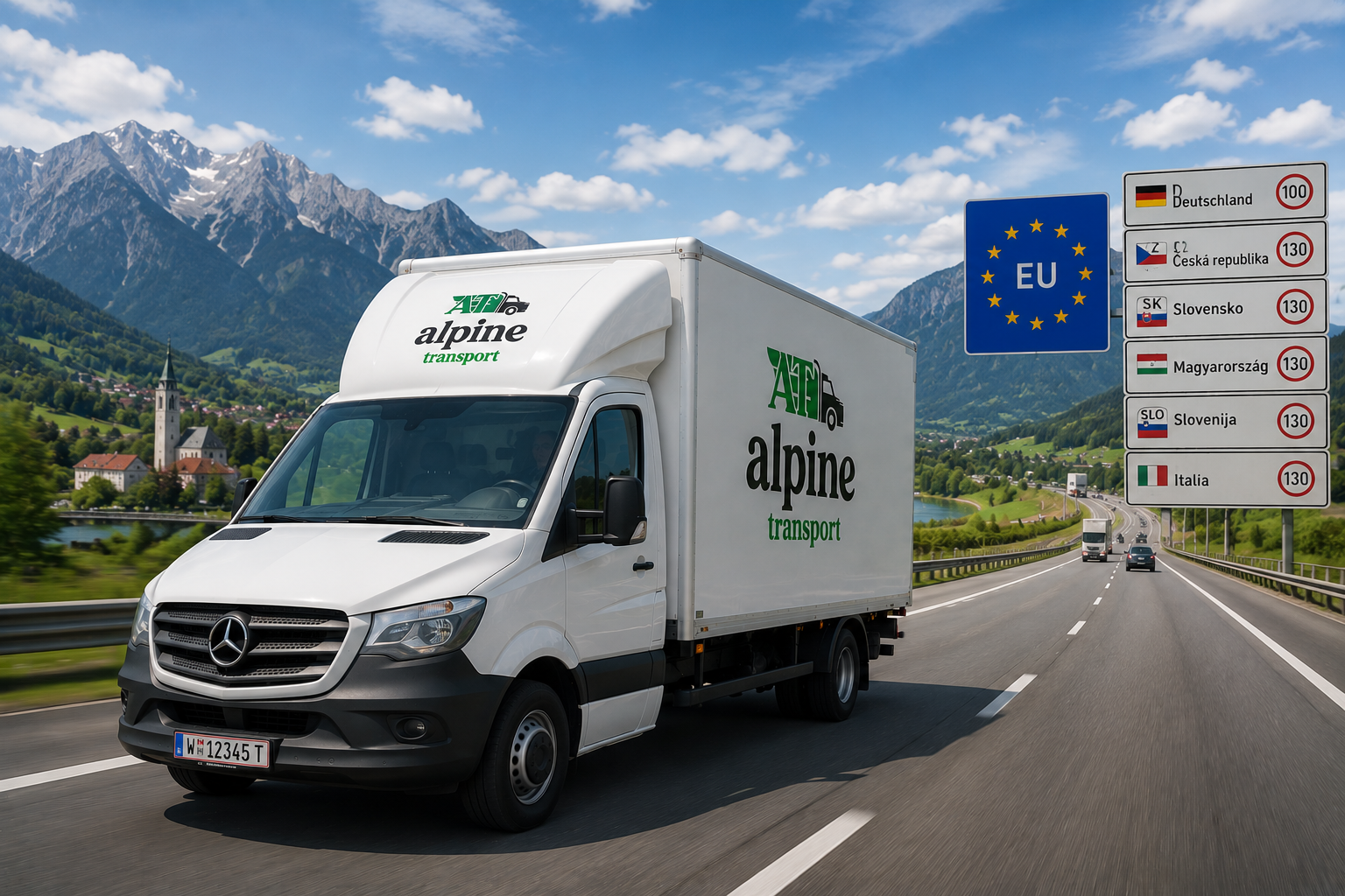 Internationaler Transport mit Alpine Transport